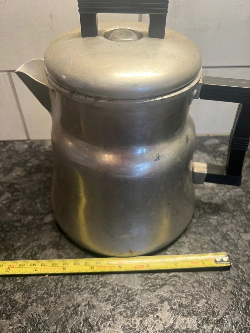 Wear Ever Aluminum Coffee Percolator with Black Handle PERFECT FOR CAMPING